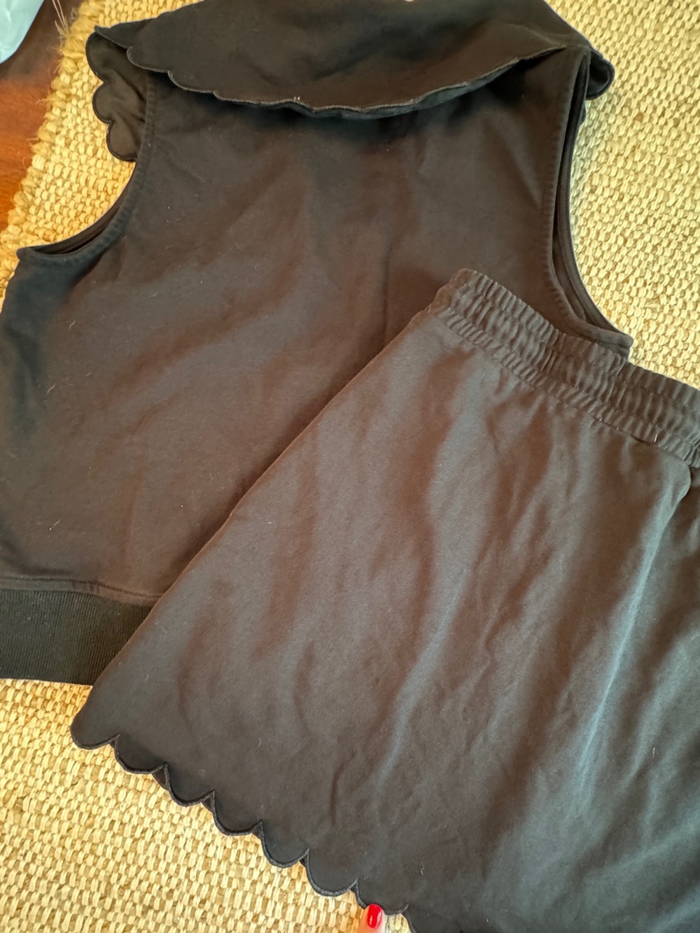 SSYS Black Ruffle Skirt/Top Set Medium S/M - Picture 5 of 9
